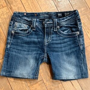 Stitchs Blue Denim Shorts